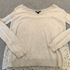 American Eagle Cream Sweater